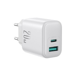Charger Mobile Joyroom Dual-Port A+C 20W JR-TCF21EU White